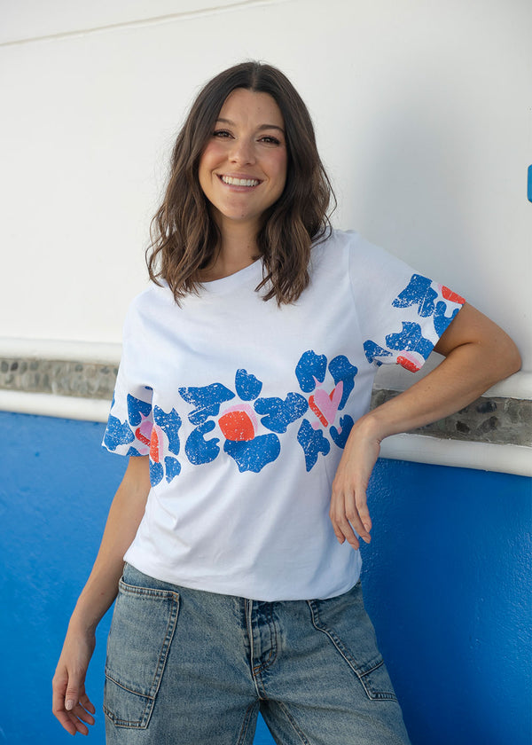 Camiseta  Manga Corta Marfil - Marie Flor