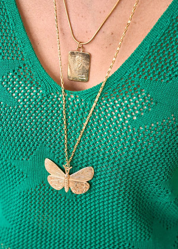 Collar Mariposa Grande
