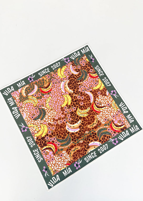 Pañoleta Pequeña  Print Tropical